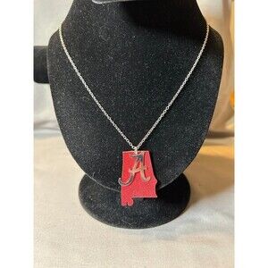 NCAA Alabama Crimson Tide Necklace Adjustable to 20” chain